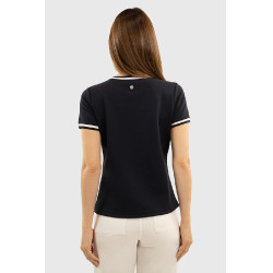 T-shirt Harcour Belsara dames Marine Marineblauw T-shirt Harcour Belsara dames Marine Marineblauw