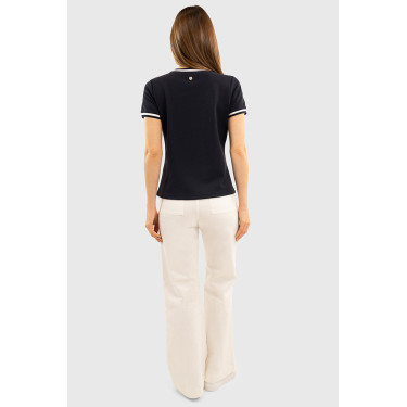 T-shirt Harcour Belsara dames Marine Marineblauw T-shirt Harcour Belsara dames Marine Marineblauw