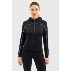 Harcour Bryssea hoodie met rits – paardrijden dames