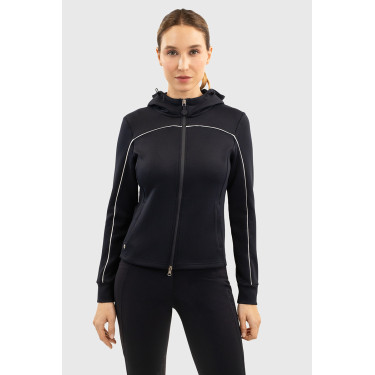 Harcour Bryssea hoodie met rits – paardrijden dames