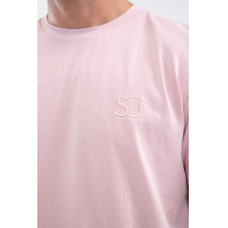 T-shirt SG x Harcour Lucky met korte mouwen Pioenroos Roze