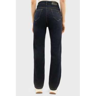 Dames paardrijbroek jeans Harcour Jeanne hoge taille