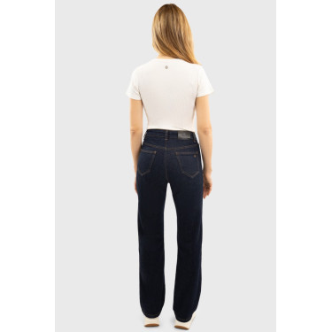 Dames paardrijbroek jeans Harcour Jeanne hoge taille