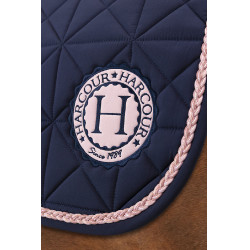 Harcour Suze zadeldek Marine / roze Blauw