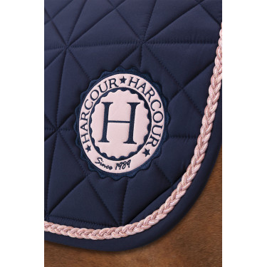 Harcour Suze zadeldek Marine / roze Blauw