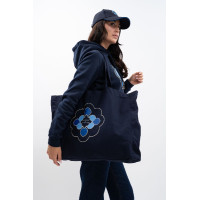 Tote bag Harcour x Versailles Leonor Marine Marineblauw