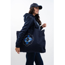 Tote bag Harcour x Versailles Leonor Marine Marineblauw