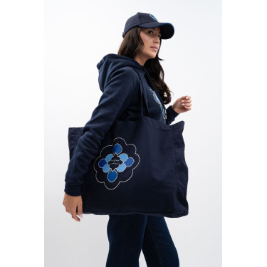 Tote bag Harcour x Versailles Leonor Marine Marineblauw