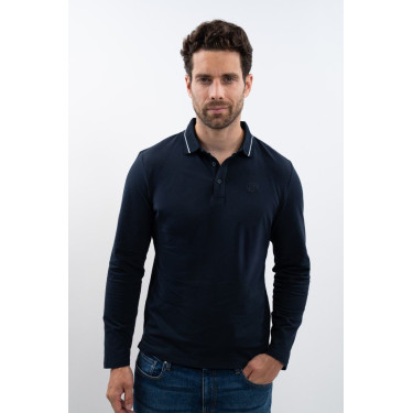 Heren poloshirt voor paardrijden Harcour Malik