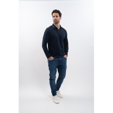 Heren poloshirt voor paardrijden Harcour Malik