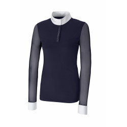 Wedstrijdbloes Mesh Lange Mouw Pikeur dames