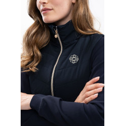 Mouwloze bodywarmer Harcour x Versailles Leonie Marine Marineblauw Mouwloze bodywarmer Harcour x Versailles Leonie Marine Marineblauw