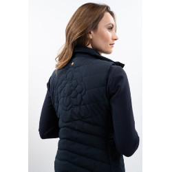 Mouwloze bodywarmer Harcour x Versailles Leonie Marine Marineblauw Mouwloze bodywarmer Harcour x Versailles Leonie Marine Marineblauw