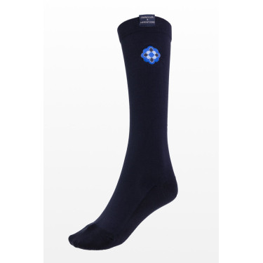 Sokken Harcour x Versailles Alienor Marine / Versailles blauw