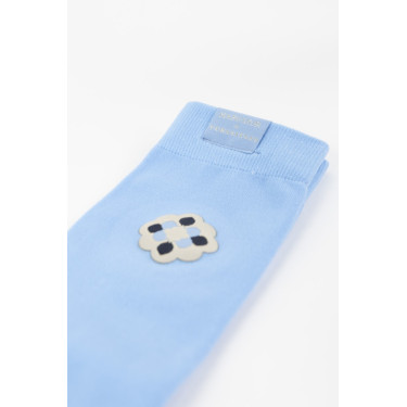 Sokken Harcour x Versailles Alienor Marine / Versailles blauw
