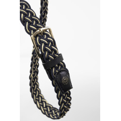 Riem Harcour x Versailles Charline Marine / lichtgoud Marineblauw