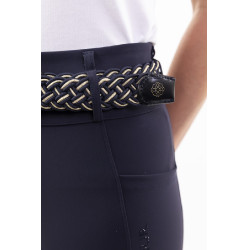 Riem Harcour x Versailles Charline Marine / lichtgoud Marineblauw