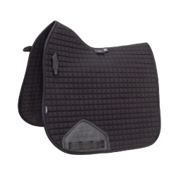 Shires Arma Deluxe katoenen dressuurzadeldek Zwart