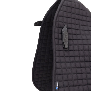 Shires Arma Deluxe katoenen dressuurzadeldek Zwart