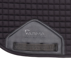 Shires Arma Deluxe katoenen dressuurzadeldek Zwart