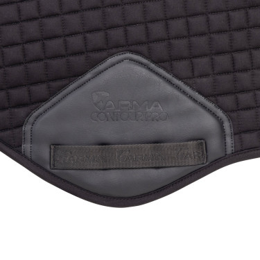 Shires Arma Deluxe katoenen springzadeldek Zwart Shires Arma Deluxe katoenen springzadeldek Zwart