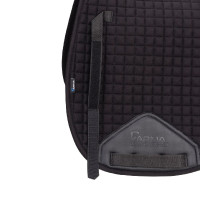 Shires Arma Deluxe katoenen zadeldek Zwart