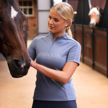 Kortemouwen-onderlaag Equestrian Shires Aubrion Onweer Blauw