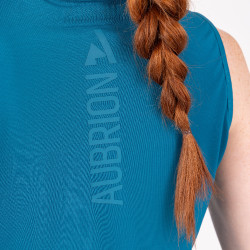 Mouwloze rijpolo dames – technisch, ademend | Aubrion