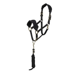 Shires ARMA halster + fleece touw | Paardrijden