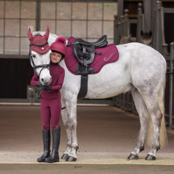 Rijlegging Eltar jonge ruiter Shires Aubrion Zwart kersenrood