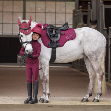 Rijlegging Eltar jonge ruiter Shires Aubrion Zwart kersenrood