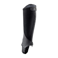 Synthetische mini-chaps voor kinderen Shires Moretta Zwart