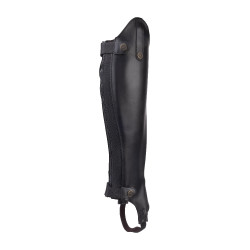Synthetische mini-chaps voor volwassenen Shires Moretta Zwart