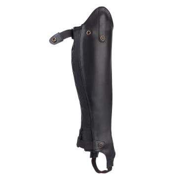 Synthetische mini-chaps voor volwassenen Shires Moretta Zwart