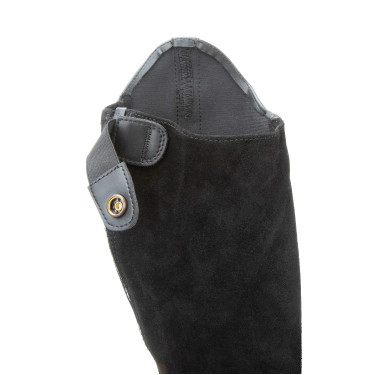 Synthetische mini-chaps voor volwassenen Shires Moretta Zwart