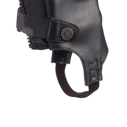 Synthetische mini-chaps voor volwassenen Shires Moretta Zwart