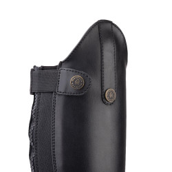 Synthetische mini-chaps voor volwassenen Shires Moretta Zwart