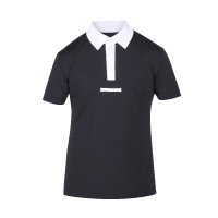 Wedstrijdshirt met rits Optima MX heren Shires Aubrion Zwart