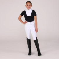 Wedstrijdshirt Optima MX jonge ruiter Shires Aubrion Zwart
