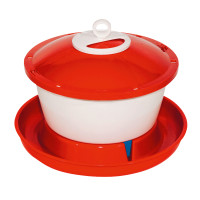 Snel schoon kippenwaterbak