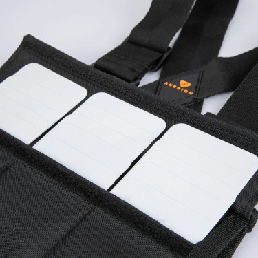 Set startnummers kind Shires Aubrion Zwart