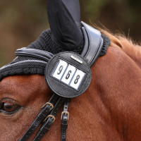 Ronde nummerhouder x4 Shires Velociti Zwart