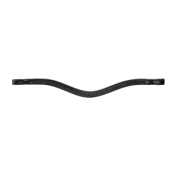 Voorhoofdband paard met zwarte strass – Shires Velociti