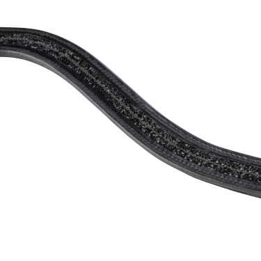Voorhoofdband paard met zwarte strass – Shires Velociti