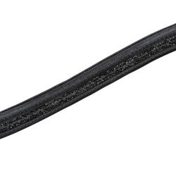 Voorhoofdband paard met zwarte strass – Shires Velociti