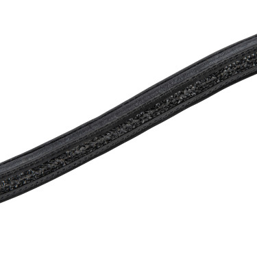 Voorhoofdband paard met zwarte strass – Shires Velociti