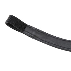 Voorhoofdband paard met zwarte strass – Shires Velociti