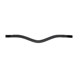 Voorhoofdband paard met zwarte strass – Shires Velociti