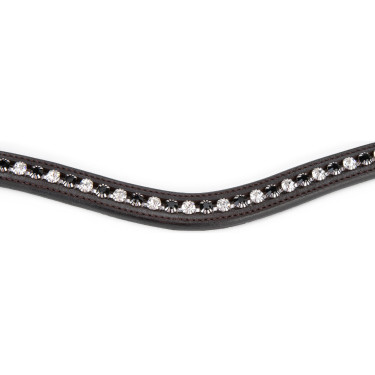 Zwarte strass-frontdeel Shires Velociti Gara Bruin