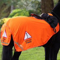Shires Equi-Flector® mesh achterdeken Feloranje